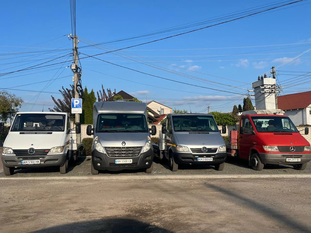 Автопарк евакуаторів Expert Auto — різні платформи